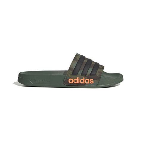 badslippers groen adidas|adidas 3 strips sandalen.